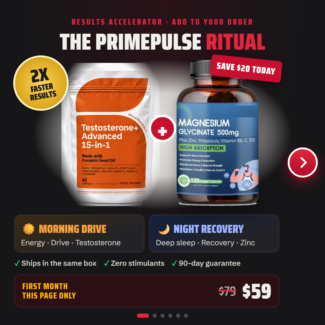 The PrimePulse Ritual: Morning Drive + Night Recovery