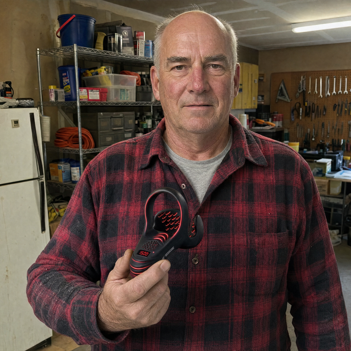 Customer holding the Shockwave Performance Activator