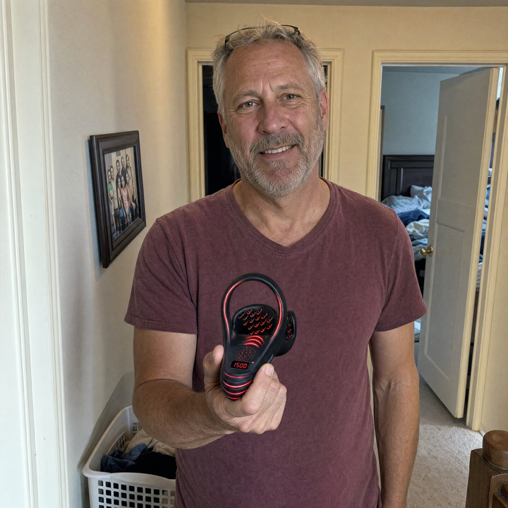 Customer holding the Shockwave Performance Activator